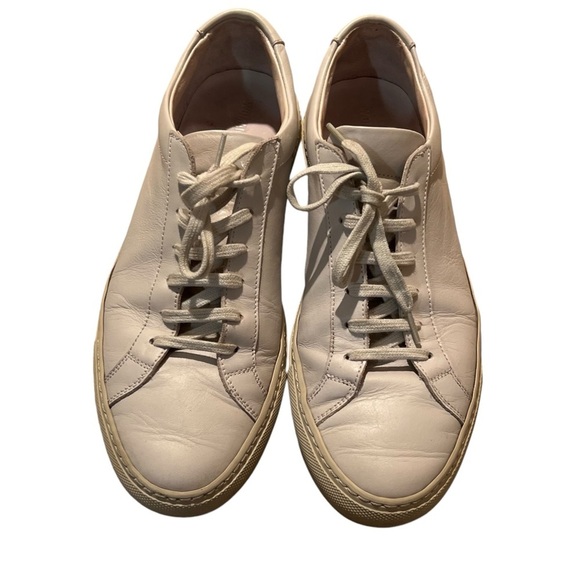 Common Projects achille white leather sneakers size 39 8.5 luxury comfort - Picture 6 of 15